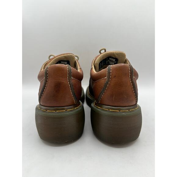RARE DAISY Dr. Martens Chunky Platform Brown
Leather 12283 Oxford Boot WMS Sz 8 - Picture 12 of 13